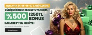 sahabet 1250 tl bonus